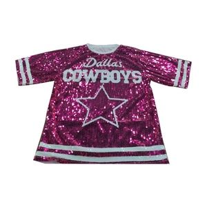 Dallas Cowboys GAMEDAY Sparkly Pink Tunic Dress